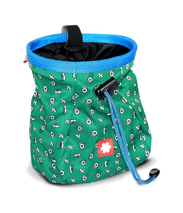 Ocún pytel na magnezium Lucky + Belt, zelená/modrá